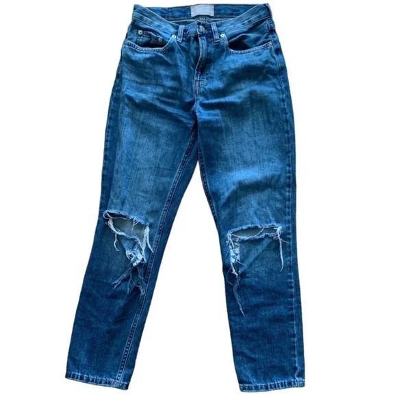 Everlane The Summer Jean 26 Regular Fit Distressed Denim - Picture 1 of 9